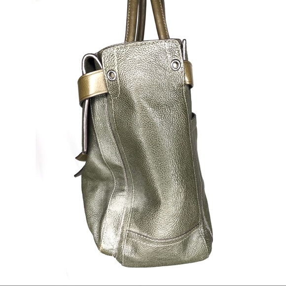 REED KRAKOFF Boxer Leather Satchel || Green - Picture 6 of 7